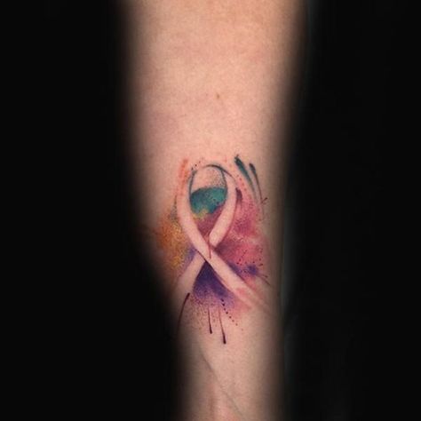 125+ Ribbon Tattoo Ideas That Are Cute and Pleasing to the Eye - Wild Tattoo Art Pink Ribbon Tattoos, Awareness Tattoo, Band Tattoos, Kunst Tattoos, Armband Tattoo Design, Ribbon Tattoos, Wild Tattoo, Simple Tattoo Designs, Lily Tattoo