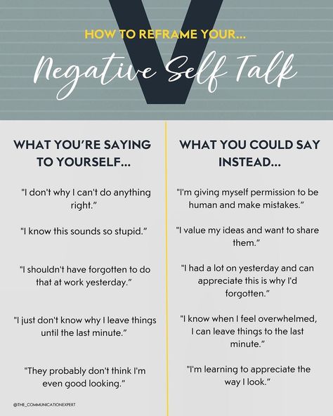 Reframing your negative self talk is a practice, and is about way more than simply thinking positively. Your new inner dialogue - 'Your beliefs become your thoughts. Your thoughts become your words. And your words become your actions' - How are you talking to yourself? Negative Self Talk Quotes, Talking To Yourself, Inner Dialogue, Talk To Yourself, Motivational Tips, No Bad Days, As Humans, Negative Comments, Positive Self Talk