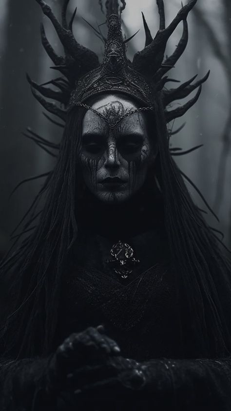 Satanic Ritual, Horror Cosplay, Creepy Halloween Makeup, Scary Witch, Fantasy Witch, Dark Castle, Dark Witch, Evil Witch, Creation Photo