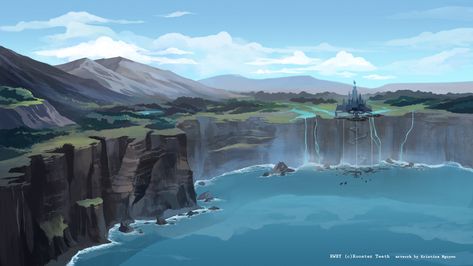 (Y/N) is a 17 yr old boy who's accidentally mutated with the power of… #fanfiction #Fanfiction #amreading #books #wattpad Dorm Artwork, Beacon Academy, Beacon Tower, Rwby Fanart, Building Designs, Matte Painting, Environment Concept Art, Fantasy Landscape, Rwby