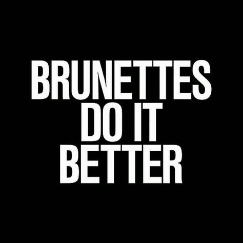 Brunettes do it better Brunette Quotes, Brunettes Do It Better, Teen Throw Pillow, Pink Playboy, Do It Better, Art Equipment, Black And Blonde, Modern Pillows, Aesthetic Grunge