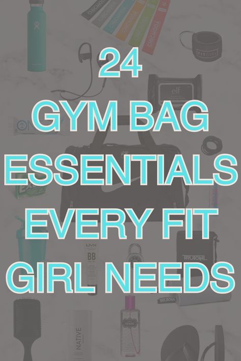 Everything you need to crush your next gym sesh 👊🏼💥 gym bag essentials | workout gear | fitness goals | fitness motivation | exercise for beginners | gym motivation | how to be confident | healthy habits | healthy lifestyle | health motivation | fitness for beginners Gym Must Haves For Women, What’s In My Gym Bag, Workout Bag Essentials, Gym Bag Essentials Women, Gym Bag Essentials, Workout Gym Routine, Workout Bags, Gym Accessories, Gym Essentials