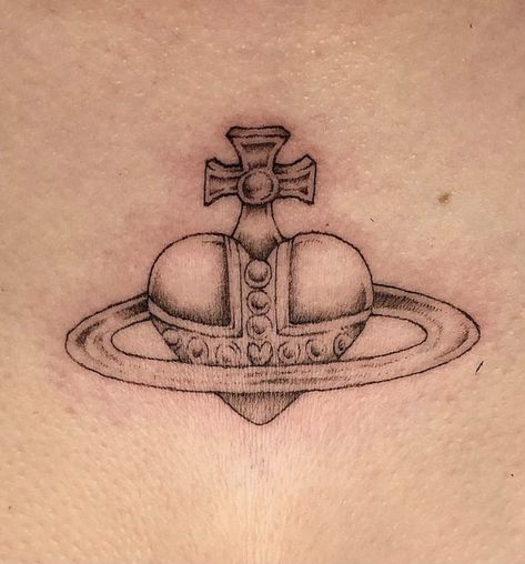 Vivienne Westwood Tattoo Ideas, Vivienne Westwood Tattoo, Cute Girly Tattoos, Nana Tattoo, Small Dope Tattoos, Girly Tattoo, Tattoos Geometric, Geniale Tattoos, Image Swag