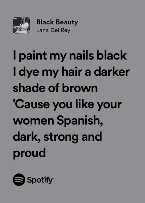 In This Darkness Clara La San Lyrics, Black Beauty Lyrics, Lana Del Rey Black Beauty, Citation Film, Lana Del Rey Songs, Wall Pics, Vintage Music Posters, Fav Song, Notes Ideas