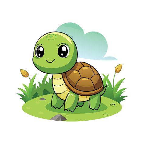 Download the Cartoon baby turtle in the field illustration 47229469 royalty-free Vector from Vecteezy for your project and explore over a million other vectors, icons and clipart graphics! Turtle Cartoon, Sea Turtle Cartoon Drawing, Turtle Clipart, Animated Turtle Drawing, Box Turtle Illustration, Turtle Character Illustration, Animal Clipart Free, Old Turtle Cartoon, Cute Turtle Cartoon