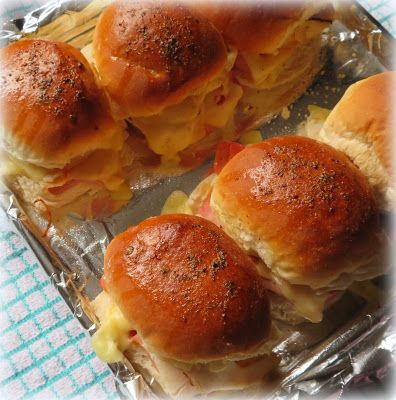 Chicken Cordon Bleu Sliders Chicken Cordon Bleu Sliders, Cordon Bleu Sliders, Chicken Cordon Bleu Sauce, Cordon Bleu Sauce, Homemade Honey Mustard, The English Kitchen, Roasted Chicken Breast, English Kitchen, Hot Sandwich