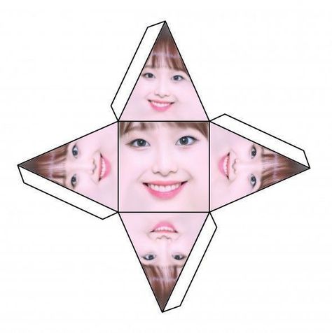 Papercraft Kpop, Kpop Papercraft, Chuu Core, Diy Crafts Paper, Cube Template, Love Stick, Kpop Diy, Paper Toys Template, Chuu Loona