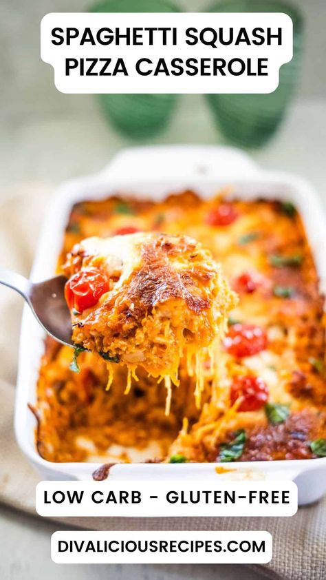 Burrito Spaghetti Squash Boats, Spagetti Squash Recipe, Pizza Spaghetti Squash, Spaghetti Squash Pizza Casserole, Spaghetti Squash Spaghetti, Spaghetti Squash Pizza, Squash Pizza, Squash Fritters, Spaghetti Squash Lasagna