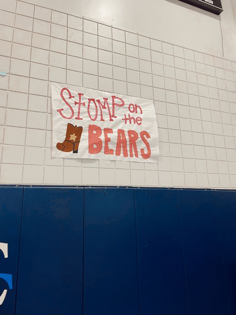 Western Pep Rally Decorations, Western Themed Football Posters, Cowboy Theme Football Game Poster, Western Theme Football Poster, Cheer Posters For Cheerleaders, Country Theme Football Game Signs, Western Football Posters, White Out Posters Football, Western Pep Rally