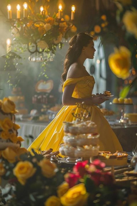 Enchanting Belle Themed Birthday Party Ideas Belle Themed Birthday Party, Belle Birthday Party Decorations, Princess Belle Party Decorations, Princess Belle Party, Belle Birthday Party, Themed Birthday Party Ideas, Belle Birthday, Princess Belle, Themed Decor