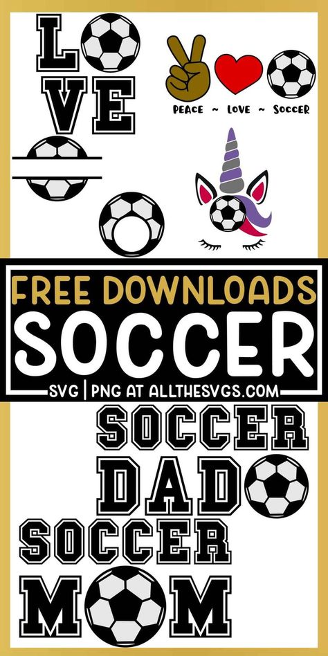 Soccer Template Design, Free Soccer Ball Svg Files For Cricut, Soccer Svg Files Free, Soccer Cricut Ideas, Cricut Soccer Projects, Diy Soccer Shirts, Soccer Diy Crafts, Free Soccer Svg Files For Cricut, Soccer Mom Svg Free