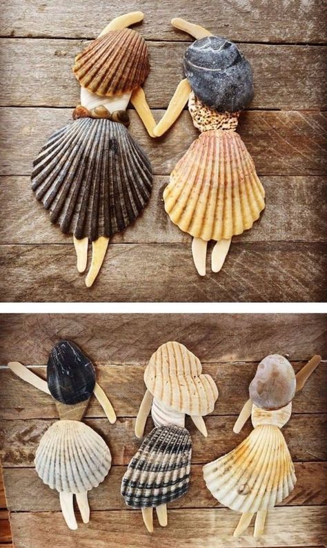 Diy Seashell Crafts, Seashell Art Diy, Shell Artwork, Beach Crafts Diy, Sea Shells Diy, Beach Themed Crafts, Oyster Shell Crafts, Art Coquillage, Seashell Projects