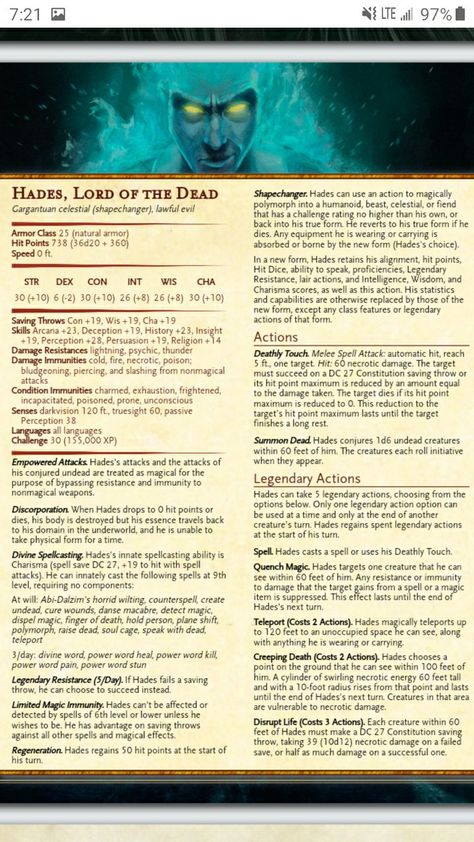 Dnd God Stat Block, Dnd God Stats, Dnd Final Boss, Disney Dnd Homebrew, Disney Dungeons And Dragons, Disney Dnd Characters, Dnd Disney, Celestial Dnd, Disney Dnd