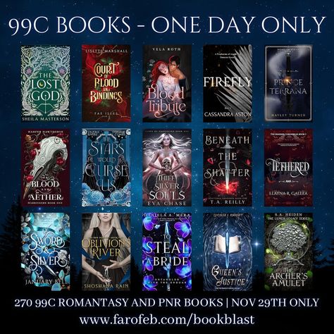 ✨ BLACK FRIDAY SALE ✨ Hosted by @farofeb, for TODAY ONLY you can get 270 fantasy romance and paranormal romance books for only $0.99 You can find the 🔗 in my stories or on my profile. Happy reading!!! 😘 #blackfriday #romanticfantasybooks #fantasyromance #fantasybooks #bookrecommendations | romantic fantasy | epic fantasy series | books to read | ebook sale Dark Fantasy Novels, Fairy Tale Romance, Fantasy Reads, Paranormal Romance Books, Series Books, Reading Aesthetic, Aesthetic Books, Romantic Fantasy, Digital Reading