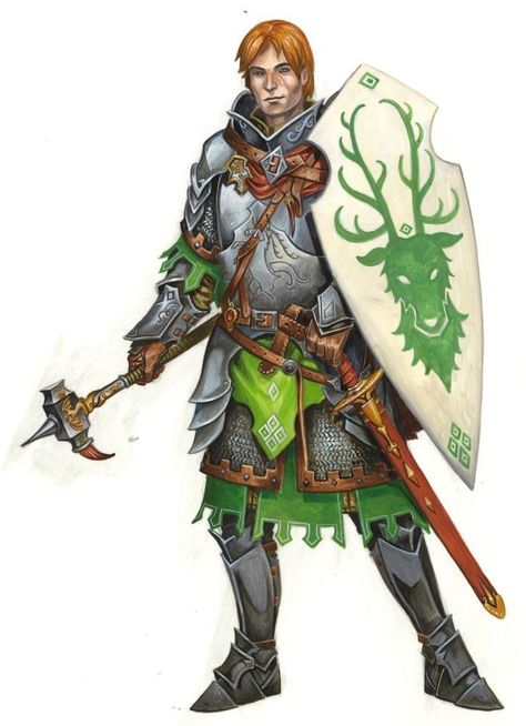 cleric ranger paladin Green Knight, Heroic Fantasy, Dungeons And Dragons Characters, Fantasy Male, Fantasy Armor, Warhammer Fantasy, Fantasy Warrior, Fantasy Rpg, Fantasy Inspiration