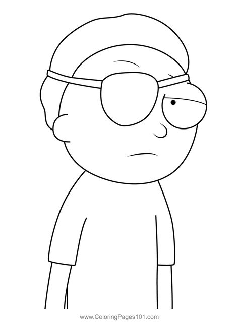 Evil Morty Rick and Morty Coloring Page Morty Smith Drawing, Rick And Morty Tattoo Stencil, Morty Drawing Easy, Easy Rick And Morty Drawing, Rick And Morty Drawings, Rick And Morty Simple Drawing, Rick And Morty Sketch, South Park Coloring Pages, Rick And Morty Coloring Pages