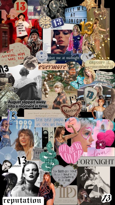 Taylor swift collage wallpaper with all eras (follow for more!!) Taylor Swift Collage Wallpaper, Taylor Swift Aesthetic Wallpaper, Taylor Swift Collage, Taylor Swift Jokes, Taylor Swift Images, Taylor Swift Aesthetic, Photos Of Taylor Swift, Taylor Swift Fan Club, Taylor Swift Tour Outfits