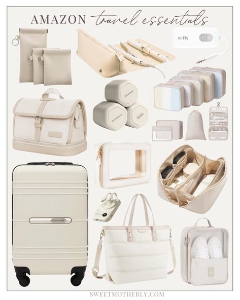 Amazon makes travel easy with these 25 essential travel items. Discover my favorite Amazon travel gadgets and in-flight travel essentials for a stress-free family vacation. Explore the best Amazon travel must-haves today. Travel Essentials Flight, Travel Aesthetic Essentials, Best Travel Essentials, Cute Travel Accessories, Woman Must Haves, Amazon Packing Essentials, Travel Essentials Amazon, Travel Must Haves For Women, Traveling Must Haves