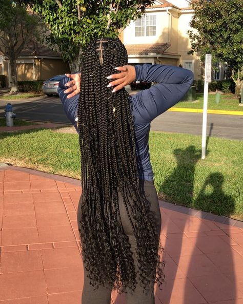 E v e T h e B r a i d e r 🌺’s Instagram photo: “Goddess Box Braids . Knee Length ✨  booking link in bio 💛 ————————————————————- #orlandohair #orlandobraider #chicagobraids #picoftheday…” Knee Length Twist Braids, Long Length Braids, Knee Length Box Braids, Knee Length Braids, Knee Length Knotless Braids, Knee Length Hair, Baddie Hair, Sleek Braided Ponytail, Goddess Box Braids