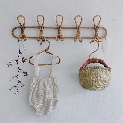 Add a natural, boho touch to your kids' room with these beautiful Rattan Wall Hooks, now available at 50% off! Perfect for hanging clothes, hats, and other essentials, these hangers are both functional and stylish. Made from eco-friendly rattan, they are durable and ideal for any kids’ room decor. Get yours today and organize with style! Rattan Hooks, Rattan Wall, Hanger Decor, Hanging Hats, Wood Hanger, Kids Garments, Wood Room, Hat Hooks, Clothes Hooks