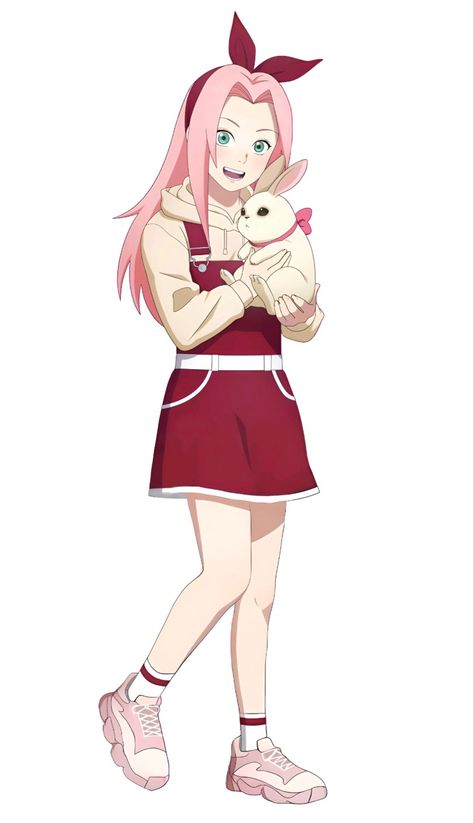 Sakura official art Official Naruto Art, Sakura Haruno Official Art, Sakura Madara, Naruto Redesign, Sakura Official Art, Naruto Memories, Sakura Fanart, Mixing Paint Colors, Las Winx