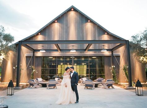 Wedding Venue With A View, Metal Building Wedding Venues, Palm Interior, Barn Event Space, Wedding Barns, Event Venue Design, Event Space Design, Ojai Valley Inn, Ojai Valley