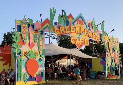 Main Stage Decoration, Festival Entrance Gate Design, Coachella Activation, Festival Entrance Design, Festival Gate Design, Festival Stage Design, Festival Entrance, Gate Event, Event Entrance