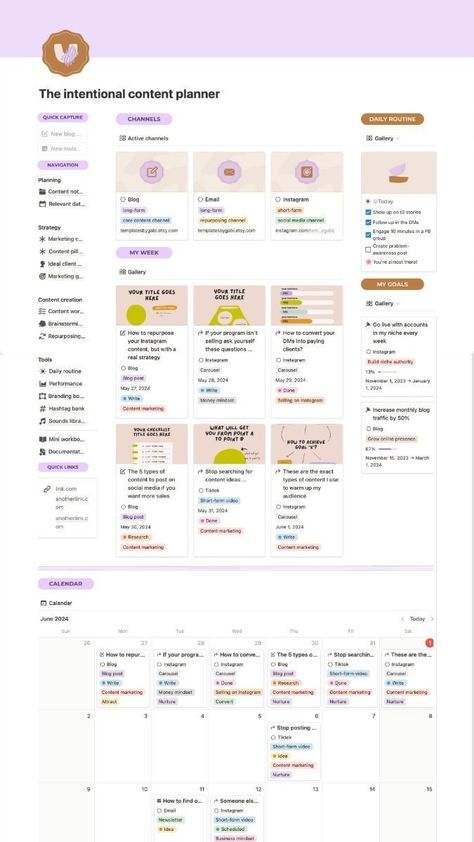 Marketer's and Entrepreneur's Ultimate Productivity Planner minimaldigitalplanner #monthlyplannerpages #plannergratis #bestplannersformoms🎋. Best Planners For Moms, Travel Planner Template, Free Planner Templates, Etsy Planner, Social Media Content Planner, Monthly Planner Template, Marketing Planner, Social Media Content Calendar, Mom Planner