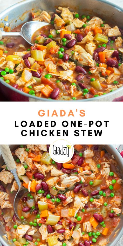 Hearty Soup And Stew Recipes, Hearty Soups And Stews Dinners, Hearty Veggie Stew, Gf Stew Recipes, Easy Healthy Stew Recipes, Heart Healthy Stew Recipes, Stews With Chicken, Healthy Chicken Soups And Stews, Crock Pot Soups And Stews Comfort Foods