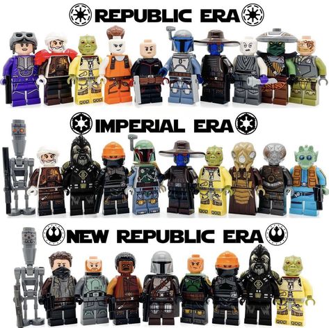 Lego Star Wars Mandalorian, Lego Clone Wars, Lego Mandalorian, Lego Star Wars Minifigures, Lego Star Wars Mini, Lego Jedi, Star Wars And Harry Potter, Lego Clones, Lego Decorations