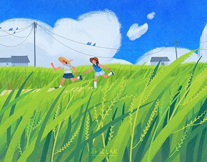 Check out new work on my @Behance profile: "田野 field" http://be.net/gallery/151522011/-field Farm Illustration Art, Grass Field Illustration, Paddy Field Illustration, Grass Field Drawing, Backyard Illustration, Meadow Illustration, Field Drawing, Farm Illustration, Field Illustration