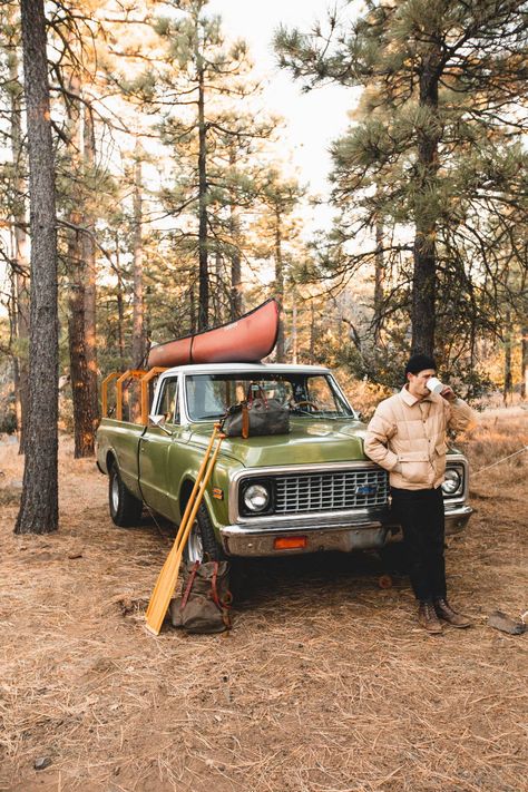 Canoe Camping, Adventure Car, Old Truck, Old Pickup, Old Pickup Trucks, Truck Camping, Learning To Drive, Adventure Aesthetic, Trans Am