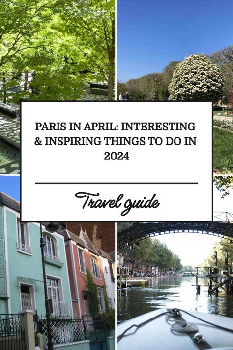 Planning on visiting Paris in April? If so, read my suggestions for interesting & inspiring things to do in 2024 and beyond. Paris In April, Visiting Paris, Day Trip From Paris, Paris Images, Inspiring Things, Visit Paris, Dream Travel Destinations, Budget Hotel, Train Rides