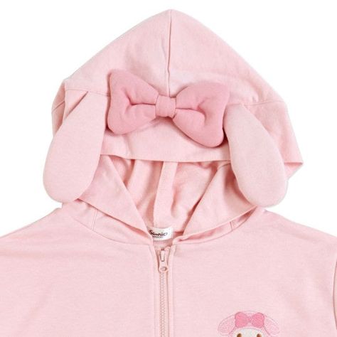 My Melody Zip-Up Hoodie One Size Fits Most Bust: 79-94cmHeight: 154-162cm Polyester Care Bear Onesie, Alt Outfits, 2000s Outfits, Hello Kitty Items, Style Savvy, Cute Jackets, Really Cute Outfits, Kawaii Clothes, My Melody