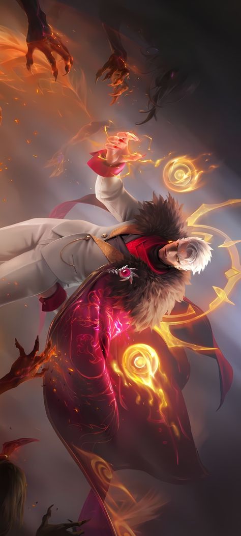 Yu Zhong [ Exorcist Yu Zhong ] Yu Zhong Mlbb, Lane Mobile Legend, Exp Lane, Mobil Legend, Mlbb Wallpaper, Dragon Emperor, Alucard Mobile Legends, Mobile Wallpaper Android, Hype Wallpaper