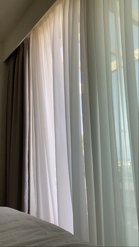 this picture makes me feel at peace #aesthetic #light #curtains Fake Snaps Morning, At Peace Aesthetic, Fake Morning Snap, At Home Snap, Aesthetic Curtains, Curtains Aesthetic, Curtain Aesthetic, Bedroom Layouts For Small Rooms, Peace Aesthetic