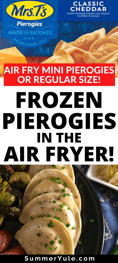 Pierogi Air Fryer Frozen, Air Fried Pierogies, Pierogies In Air Fryer Frozen, Mini Perogies Recipe, Airfryer Perogies, Air Fry Perogies From Frozen, How To Cook Pierogies Frozen, Fried Perogies Recipe Frozen, Best Way To Cook Perogies From Frozen