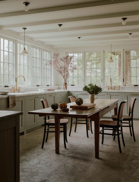 Elizabeth Roberts Kitchen, Connecticut Kitchen, Connecticut Farmhouse, Underground Passage, England House, Elizabeth Roberts, Countryside Living, Add A Room, Athena Calderone