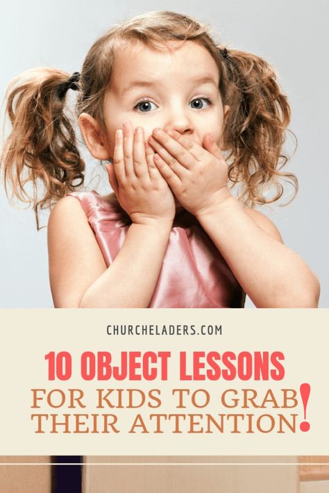 These 10 Bible object lessons for kids keep them fully engaged and hanging on every word! Try them out today! #objectlessons #kidmin #Sundayschool #Biblelessons #bibleobjectlessons #bibleobjectlessonsforkids #bibleobjectlessonsforteens #youthministry #childrensministry #scienceexperiments Preschool Object Lessons Bible, Fun Childrens Church Lessons, Children's Moments For Church, Object Bible Lessons For Kids, Church Object Lessons For Kids, Last Minute Childrens Church Lessons, Back To School Object Lessons For Church, Children’s Sermon Object Lessons, Childrens Bible Story Lessons