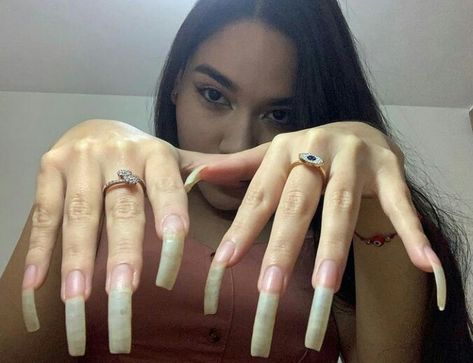 Fat Hands Nails, Fat Hands, Hands Nails, Long Natural Nails, Long Fingernails, Certificate Of Deposit, Curved Nails, Long Acrylic Nails Coffin, Long Acrylic