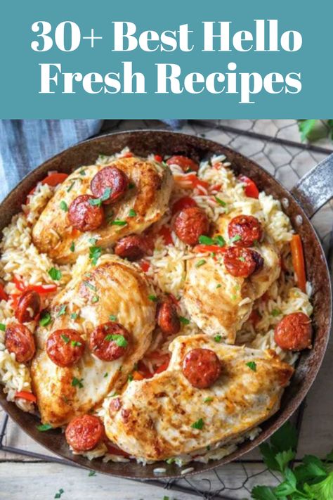 Best Hello Fresh Recipes, Hello Fresh Pasta, Hello Fresh Chicken, Hello Fresh Dinners, Fresh Healthy Recipes, Homechef Recipes, Potato Wedges Recipe, Quick And Easy Meals, Food Delivery Service