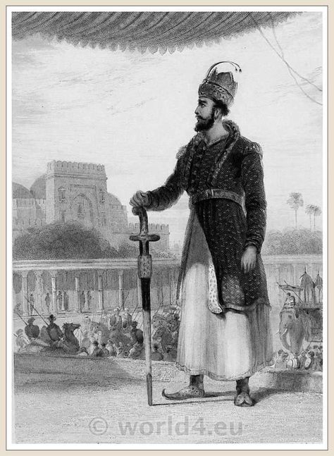 The Sultan. India Mughal empire costume. Sultan Pictures, Historical India, Delhi Sultanate, Indus Valley Civilization, Mughal Empire, History Of India, Medieval Period, Ancient India, Historical Images