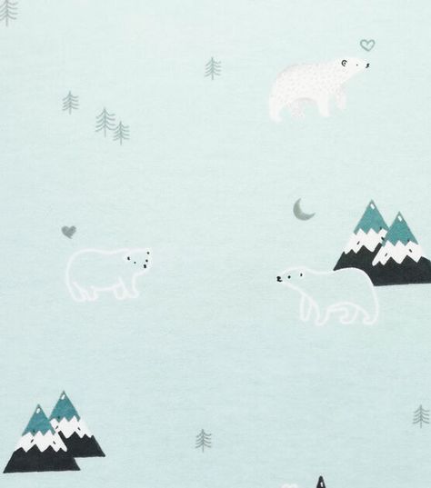 Lil POP! Arctic Allover Flannel Nursery Fabric | JOANN Arctic Nursery, Nursery Fabric, Baby Fabric, Kids Fabric, Free App, Joanns Fabric And Crafts, Flannel Fabric, Cotton Flannel, Craft Stores