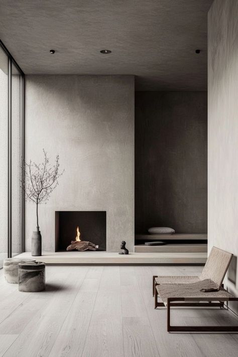 Embrace Simplicity with Minimalist Home Decor Ideas 🏡✨ Create a serene and clutter-free home with minimalist decor. Focus on clean lines, neutral colors, and functional pieces to achieve a modern and peaceful living space. 🌿🛋️ #MinimalistDecor #HomeDesign #SimpleLiving #InteriorInspo Minimalism Home Interior, Minimal House Interior, Fortress Interior, Modern Minimal Living Room, Modern Minimal House, Minimalist Home Decor Ideas, Minimal Living Room Decor, Concrete Interior Design, Elegant Lifestyle