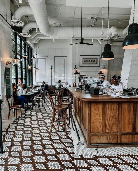 Tatte Bakery | Iced or hot, meet me at the coffee bar ☕️ Good morning everyone! ☕️☀️ Beautiful shot, Tatte West End coffee bar by @districtbymeg 👊🏻… | Instagram Tatte Bakery, Steel Doors And Windows, Cozy Coffee Shop, Bar Inspiration, Coffee Shop Bar, Cute Cafe, Bar Seating, Morning Everyone, Bakery Cafe