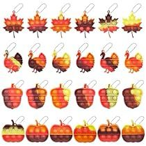 Fall Goodie Bags For Adults, Thanksgiving Goodie Bag, Fall Carnival Games, Fall Party Favors, Fidget Keychain, Thanksgiving Party Favors, Pumpkin Turkey, Fall Carnival, Sensory Toys For Kids