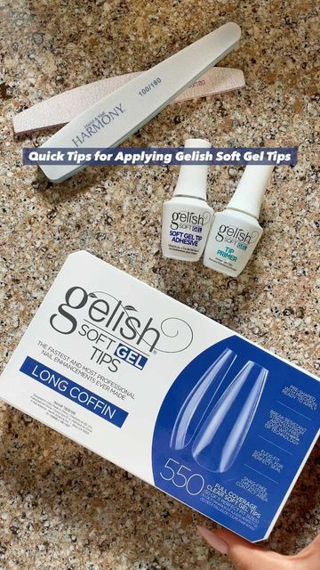 Gelish Soft Gel Tips, Soft Gel Tips, Paid Partnership, Soft Gel Nails, Cuticle Care, Gel Nail Extensions, Gel Nail Tips, Extension Designs, Gelish Nails