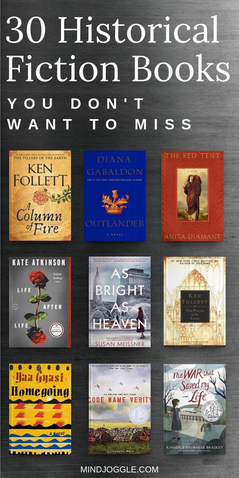 30 Historical Fiction Books You Don't Want to Miss. Must-read historical fiction novels to add to your lifetime reading list. #books #booklist #reading #readingchallenge #2019books #amreading #readinglist Books To Download Free, Atc Coins, Storybook Land, Book Mobile, Best Historical Fiction Books, Fiction Books To Read, Best Historical Fiction, Books Everyone Should Read, Leadership Books