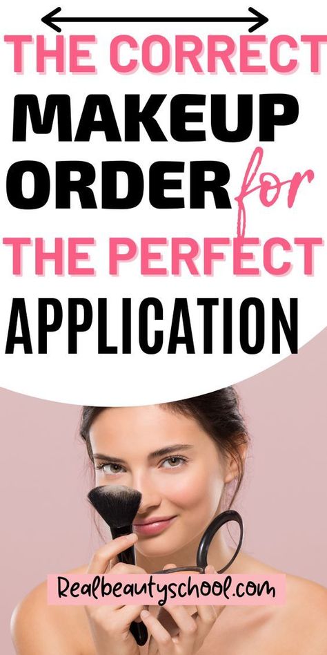 How to apply Makeup step by step for beginners, what goes first with Makeup? | The correct Makeup order of application for beginners | Makeup 101: How to apply Makeup | Contour | face | toner | eye | susncreen | Color corrector | lipstick Makeup | eye makeup | Perfect Makeup application Makeup Application Step By Step, Makeup Order Of Application, Easy Contouring For Beginners, Order Of Makeup Application, Apply Makeup Step By Step, Correct Order To Apply Makeup, Mascara Tips And Tricks, Makeup Application Order, Order To Apply Makeup