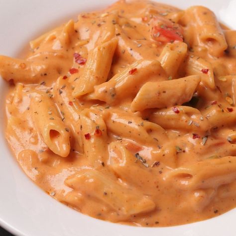 You must try this Creamy Pink Sauce Pasta. It's the tastiest pasta you will ever have! | You must try this Creamy Pink Sauce Pasta. It's the tastiest pasta you will ever have! | By Aarti Madan | Facebook Pink Sauce Pasta, Cheese Slice, Pink Sauce, Sauce Pasta, Pepper Salt, Pasta Sauce Recipes, Tasty Pasta, White Sauce, Creamy Pasta